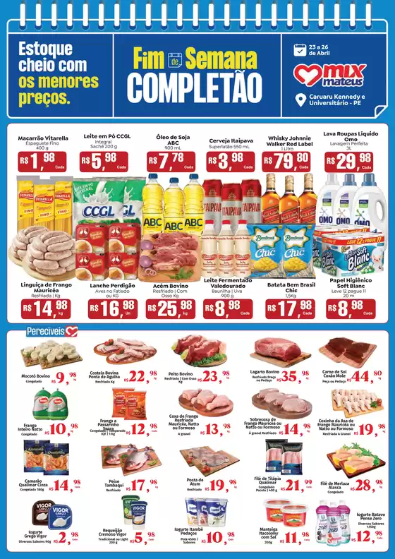 Catálogo Supermercados Mateus | FDS Completão | 2026-04-23T00:00:00.000Z - 2026-04-26T00:00:00.000Z