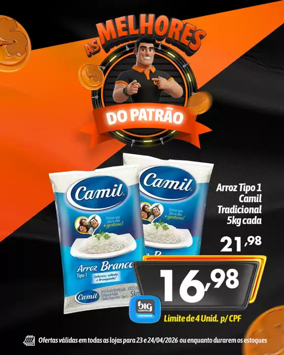 Catálogo Supermercados Big Compra | Descontos e promoções | 2026-04-23T00:00:00.000Z - 2026-04-24T00:00:00.000Z