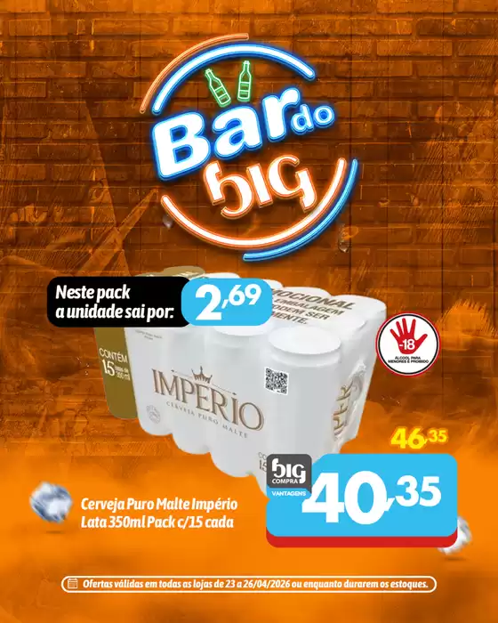 Catálogo Supermercados Big Compra | Ofertas e promoções atuais | 2026-04-23T00:00:00.000Z - 2026-04-26T00:00:00.000Z