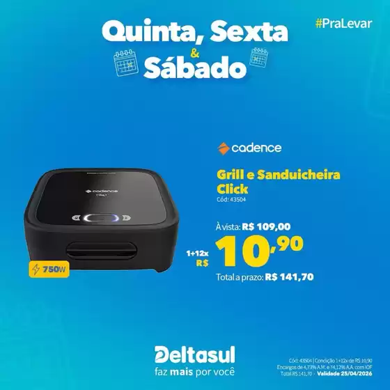 Catálogo Deltasul em Alcinópolis | Nossas melhores ofertas para você | 2026-04-25T00:00:00.000Z - 2026-04-25T00:00:00.000Z