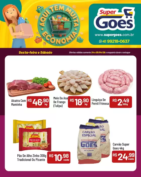 Catálogo Supermercados Goes | Ofertas especiais para você | 2026-04-24T00:00:00.000Z - 2026-04-25T00:00:00.000Z