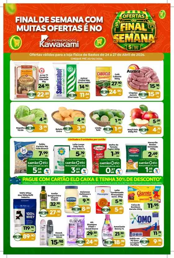 Catálogo Supermercados Kawakami | Ofertas - Bastos | 2026-04-24T00:00:00.000Z - 2026-04-27T00:00:00.000Z