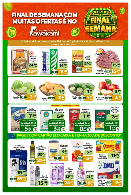 Catálogo Supermercados Kawakami | Ofertas - Tupã | 2026-04-24T00:00:00.000Z - 2026-04-27T00:00:00.000Z