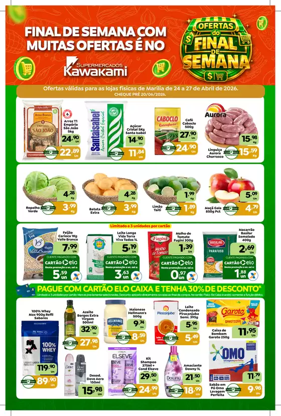 Catálogo Supermercados Kawakami | Ofertas - Marília | 2026-04-24T00:00:00.000Z - 2026-04-27T00:00:00.000Z