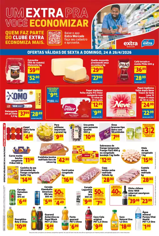 Catálogo Extra | Ofertas especiais atraentes para todos | 2026-04-24T00:00:00.000Z - 2026-04-26T00:00:00.000Z
