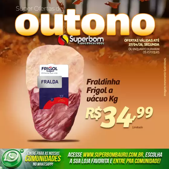 Catálogo Superbom Supermercados | Ótima oferta para caçadores de pechinchas | 2026-04-24T00:00:00.000Z - 2026-04-27T00:00:00.000Z