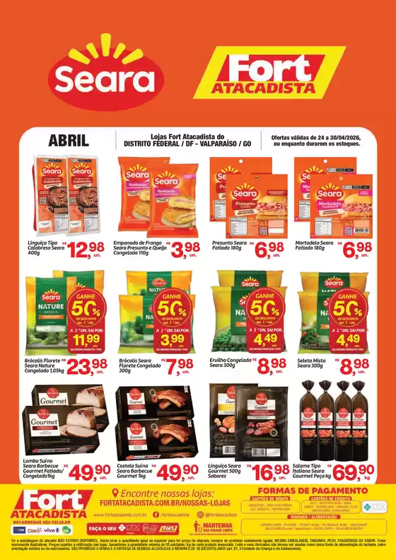 Catálogo Fort Atacadista | DF FORT Seara 24 a 30 ABR 26 | 2026-04-24T00:00:00.000Z - 2026-04-30T00:00:00.000Z
