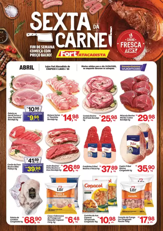 Catálogo Fort Atacadista | SC Fort 6 da Carne 24 ABR 26 Oeste | 2026-04-24T00:00:00.000Z - 2026-04-24T00:00:00.000Z
