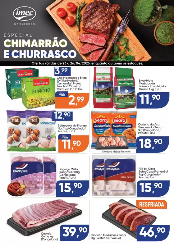 Catálogo Imec Supermercados | BAIXA 14777 IMEC Especial Churrasco e Chimarrao 23 a 26 04 2026 | 2026-04-23T00:00:00.000Z - 2026-04-26T00:00:00.000Z