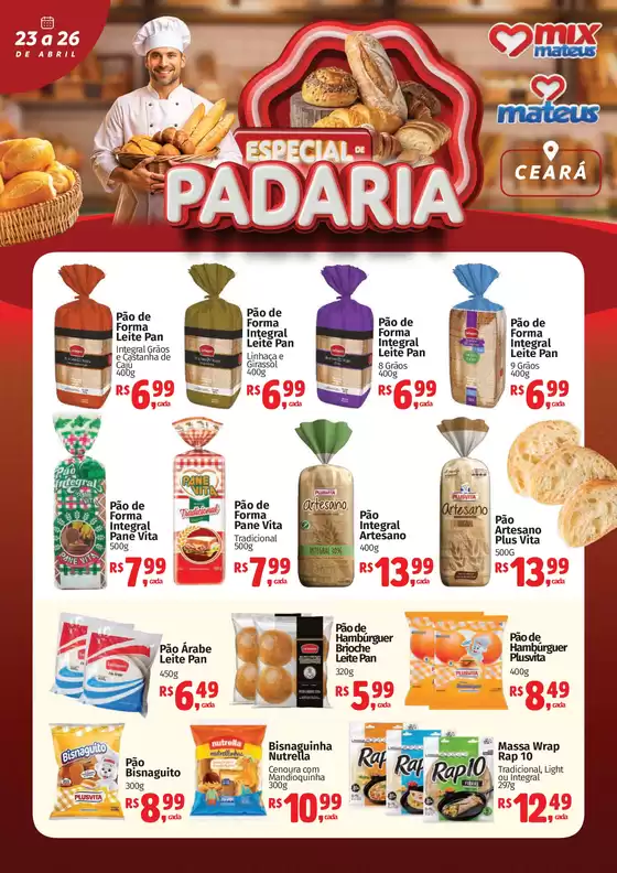 Catálogo Supermercados Mateus | Especial Padaria | 2026-04-23T00:00:00.000Z - 2026-04-26T00:00:00.000Z