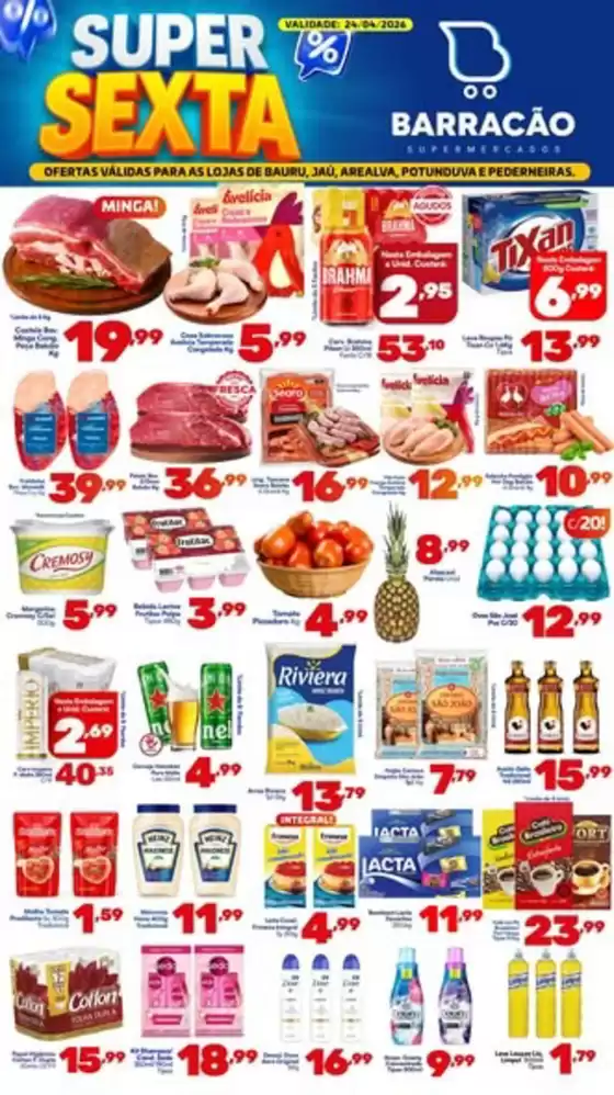 Catálogo Barracão Supermercado | Ofertas | 2026-04-24T00:00:00.000Z - 2026-04-24T00:00:00.000Z