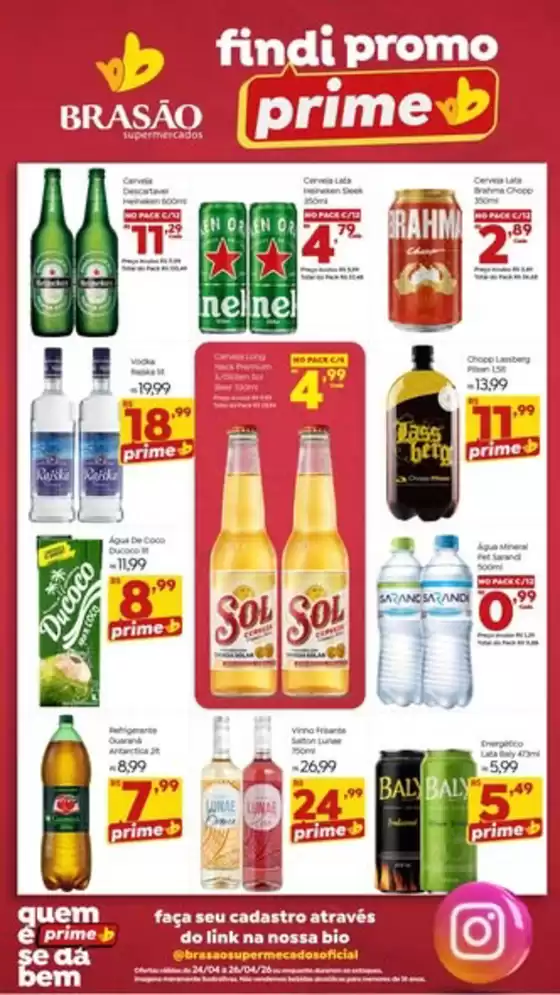 Catálogo Brasão Supermercados |  Findi Promo Prime | 2026-04-24T00:00:00.000Z - 2026-04-26T00:00:00.000Z