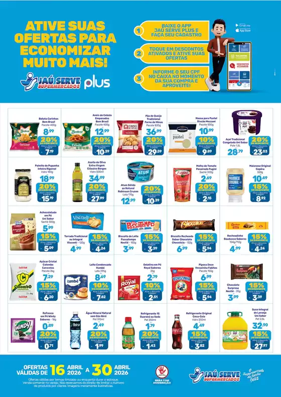 Catálogo Supermercados Jaù Serve | Ofertas | 2026-04-27T00:00:00.000Z - 2026-04-30T00:00:00.000Z