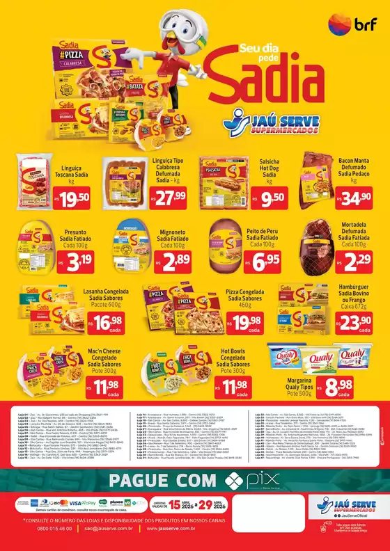 Catálogo Supermercados Jaù Serve | Sadia | 2026-04-27T00:00:00.000Z - 2026-04-29T00:00:00.000Z