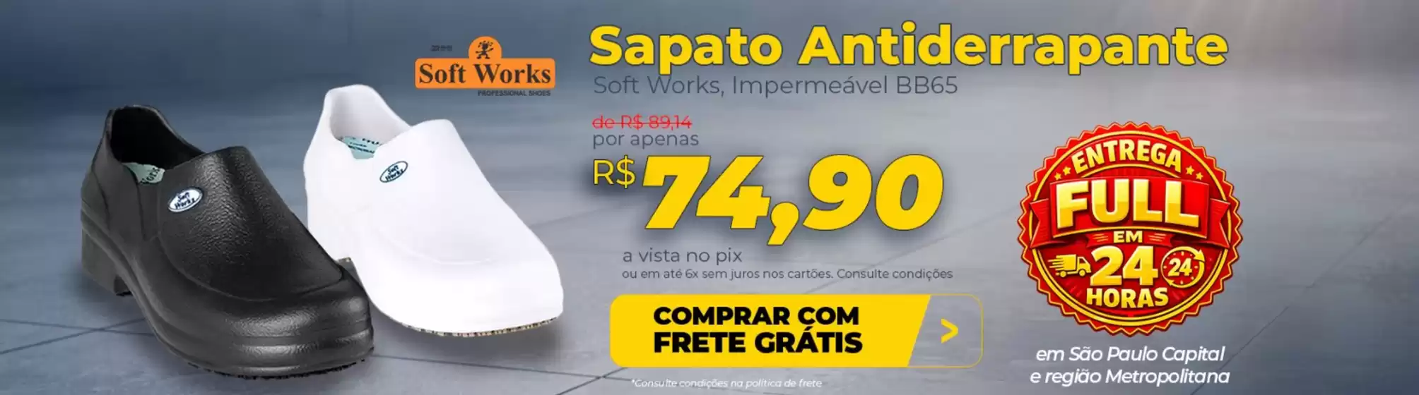 Catálogo Calçados para Trabalhar | Ofertas Calçados para Trabalhar | 2026-04-27T00:00:00.000Z - 2026-05-27T00:00:00.000Z