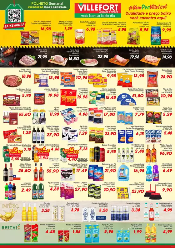 Catálogo Villefort Atacadista | Ofertas Villefort Atacadista | 2026-04-27T00:00:00.000Z - 2026-05-03T00:00:00.000Z