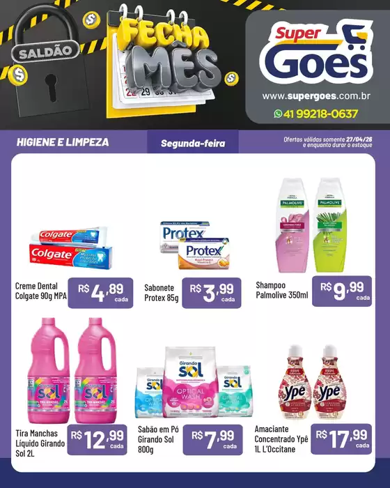 Catálogo Supermercados Goes | Grandes descontos em produtos selecionados | 2026-04-27T00:00:00.000Z - 2026-04-27T00:00:00.000Z