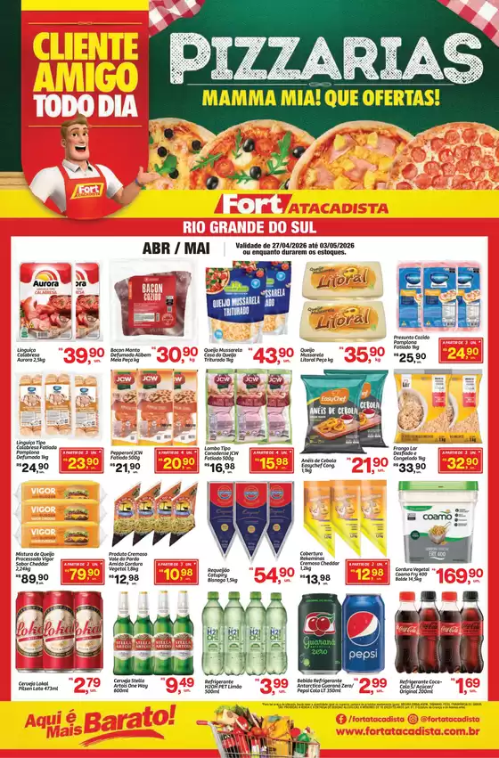 Catálogo Fort Atacadista | RS Fort FOOD Pizzaria 2704 a 0305 26 Final | 2026-04-27T00:00:00.000Z - 2026-05-03T00:00:00.000Z