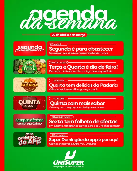 Catálogo UniSuper | Encarte UniSuper | 2026-04-27T00:00:00.000Z - 2027-03-03T00:00:00.000Z