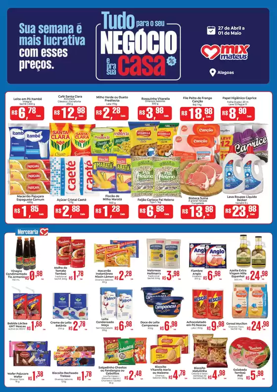 Catálogo Supermercados Mateus | Ofertas da Semana | 2026-04-26T00:00:00.000Z - 2026-05-01T00:00:00.000Z