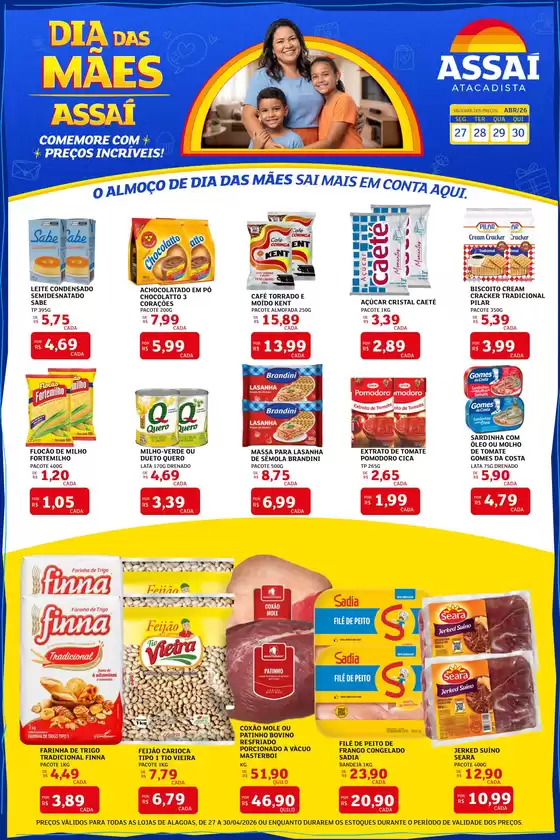 Catálogo Assaí Atacadista | Encarte Assaí Atacadista 46109-561 | 2026-04-27T00:00:00.000Z - 2026-04-30T00:00:00.000Z