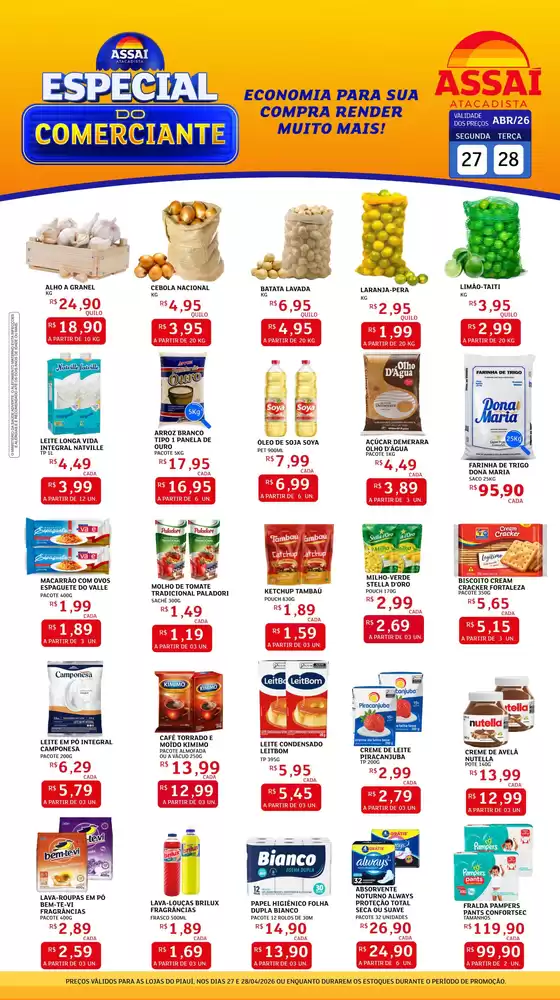 Catálogo Assaí Atacadista | Encarte Assaí Atacadista 46457-102 | 2026-04-27T00:00:00.000Z - 2026-04-28T00:00:00.000Z