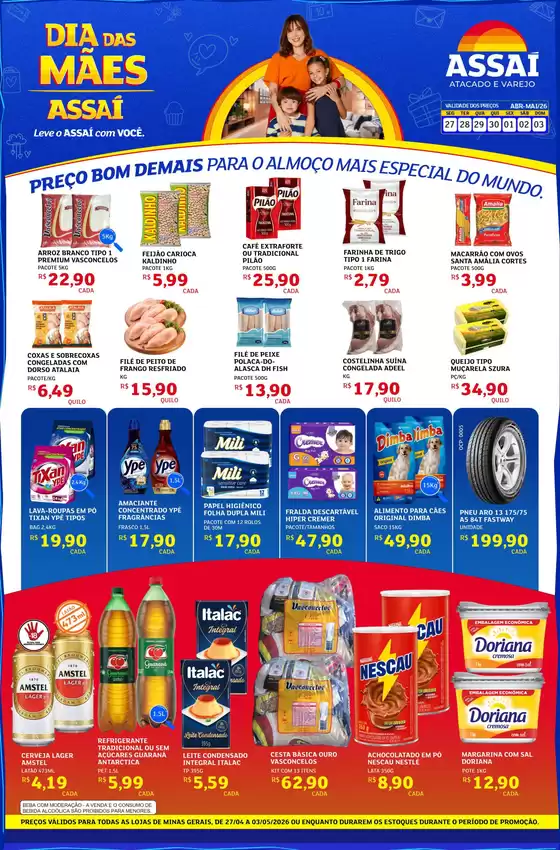 Catálogo Assaí Atacadista | Encarte Assaí Atacadista 46193-712 | 2026-04-27T00:00:00.000Z - 2026-05-03T00:00:00.000Z