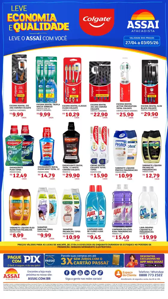 Catálogo Assaí Atacadista | Encarte Assaí Atacadista 46529-442 | 2026-04-27T00:00:00.000Z - 2026-05-03T00:00:00.000Z