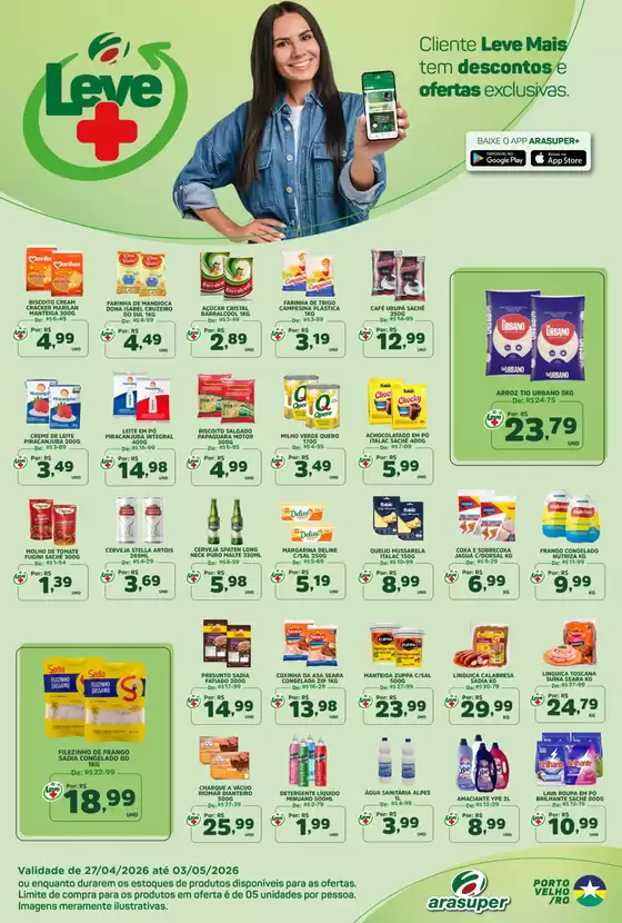 Catálogo Araújo Supermercados | Promoções especiais em andamento | 2026-04-27T00:00:00.000Z - 2026-05-03T00:00:00.000Z