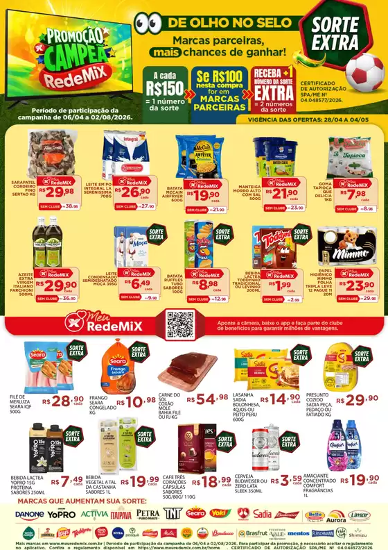 Catálogo Rede Mix | Promoçao Campeã | 2026-04-28T00:00:00.000Z - 2026-05-04T00:00:00.000Z