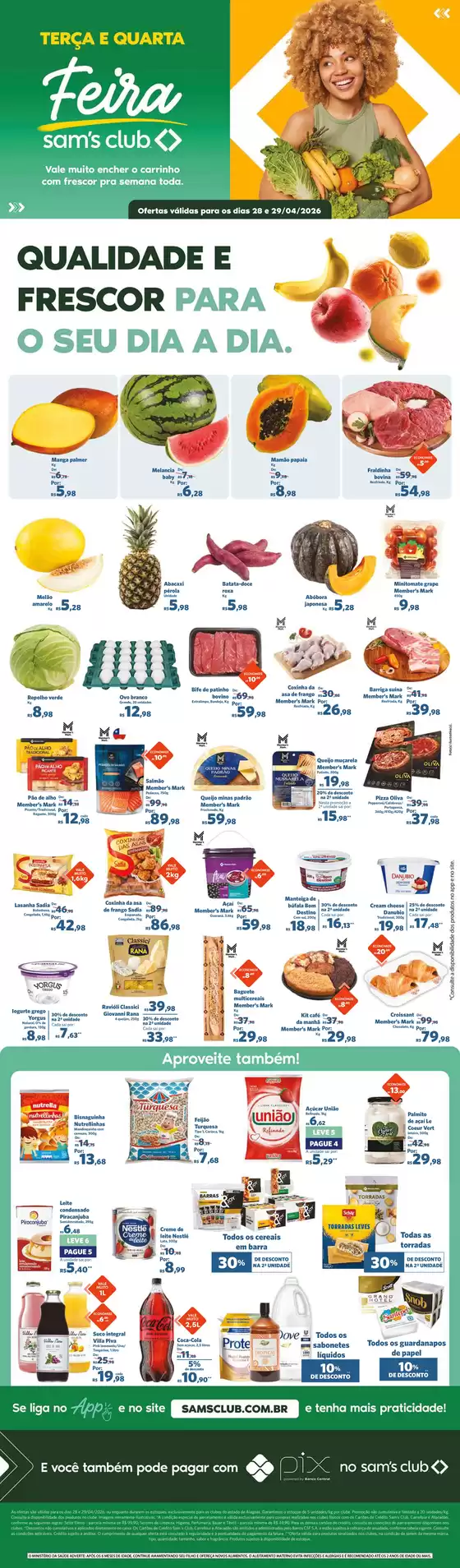 Catálogo Sam's Club | Ofertas especiais para você | 2026-04-28T00:00:00.000Z - 2026-04-29T00:00:00.000Z