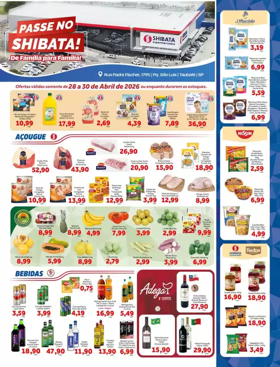 Catálogo Shibata Supermercados | Ofertas exclusivas para nossos clientes | 2026-04-28T00:00:00.000Z - 2026-04-30T00:00:00.000Z