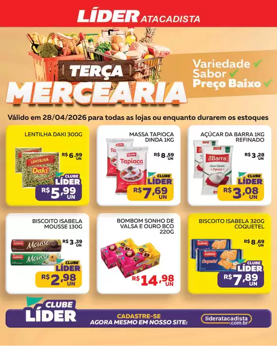 Catálogo Líder Atacadista | TERÇA DA MERCEARIA | 2026-04-28T00:00:00.000Z - 2026-04-28T00:00:00.000Z