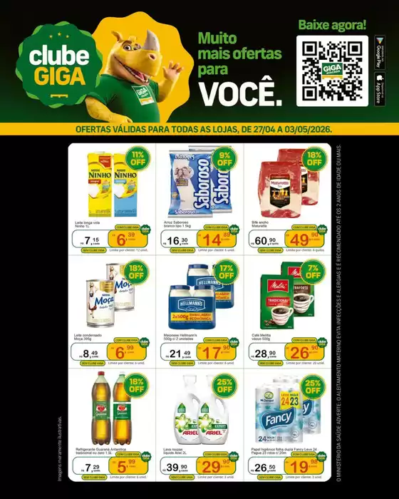 Catálogo Giga Atacado | Melhores ofertas para todos os clientes | 2026-04-27T00:00:00.000Z - 2026-05-03T00:00:00.000Z