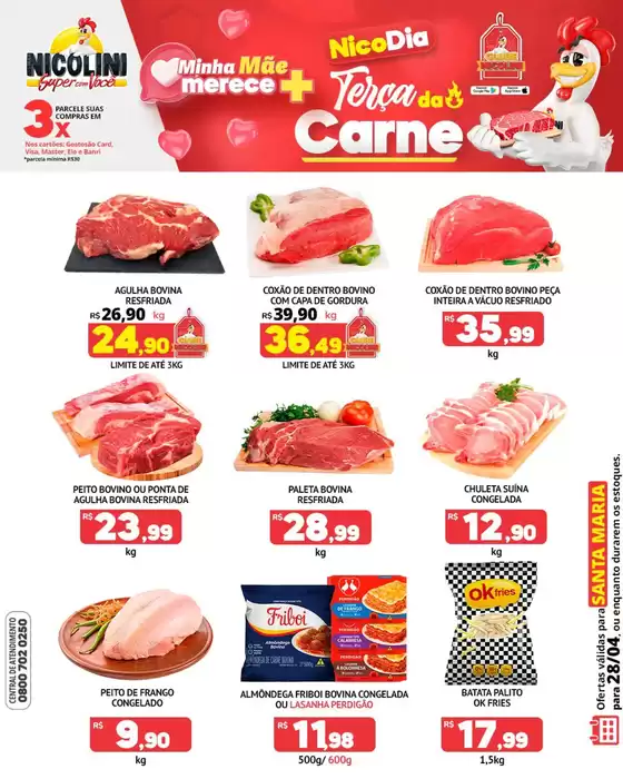 Catálogo Super Nicolini | Ofertas e promoções atuais | 2026-04-28T00:00:00.000Z - 2026-04-28T00:00:00.000Z