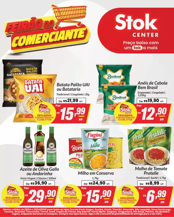 Catálogo Stok Center | 53833 | 2026-04-28T00:00:00.000Z - 2026-04-29T00:00:00.000Z