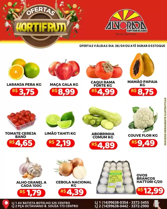 Catálogo Alvorada Supermercados | Encarte Alvorada Supermercados | 2026-04-28T00:00:00.000Z - 2026-04-28T00:00:00.000Z