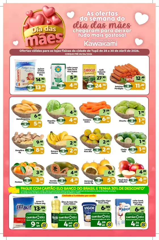 Catálogo Supermercados Kawakami | Ofertas - Tupã | 2026-04-28T00:00:00.000Z - 2026-04-30T00:00:00.000Z
