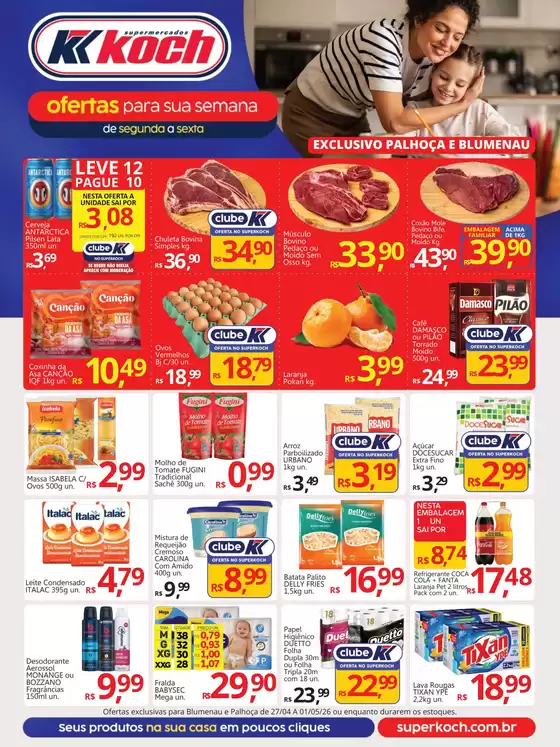 Catálogo Supermercados Koch | Ótima oferta para todos os clientes | 2026-04-27T00:00:00.000Z - 2026-05-01T00:00:00.000Z