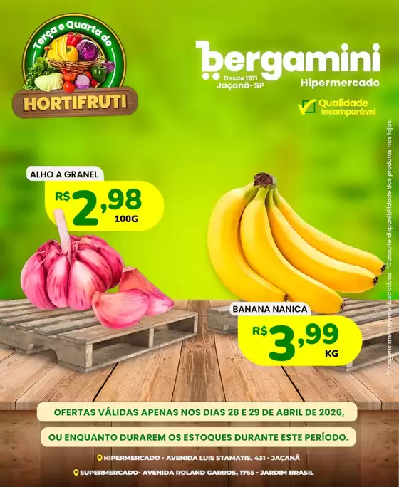 Catálogo Supermercado Bergamini | Encarte Supermercado Bergamini | 2026-04-28T00:00:00.000Z - 2026-04-29T00:00:00.000Z
