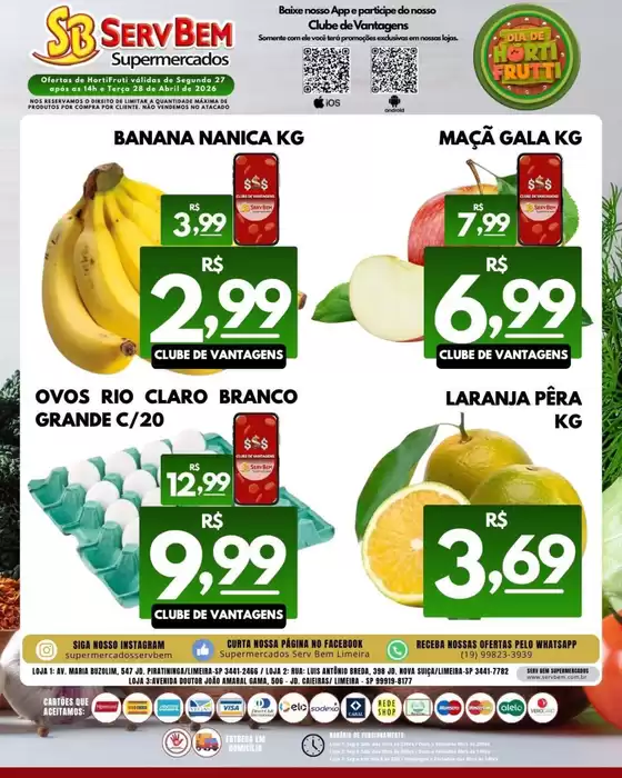 Catálogo ServBem | Encarte ServBem | 2026-04-27T00:00:00.000Z - 2026-04-28T00:00:00.000Z