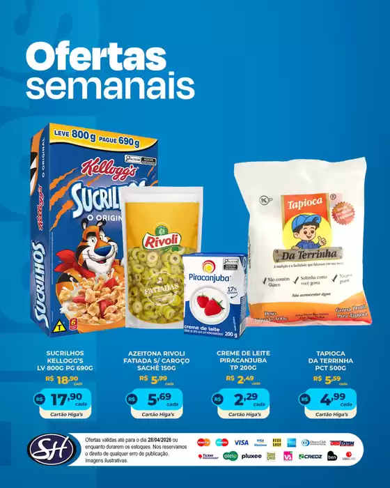 Catálogo Supermercado Higas | Descubra ofertas atraentes | 2026-04-28T00:00:00.000Z - 2026-04-28T00:00:00.000Z