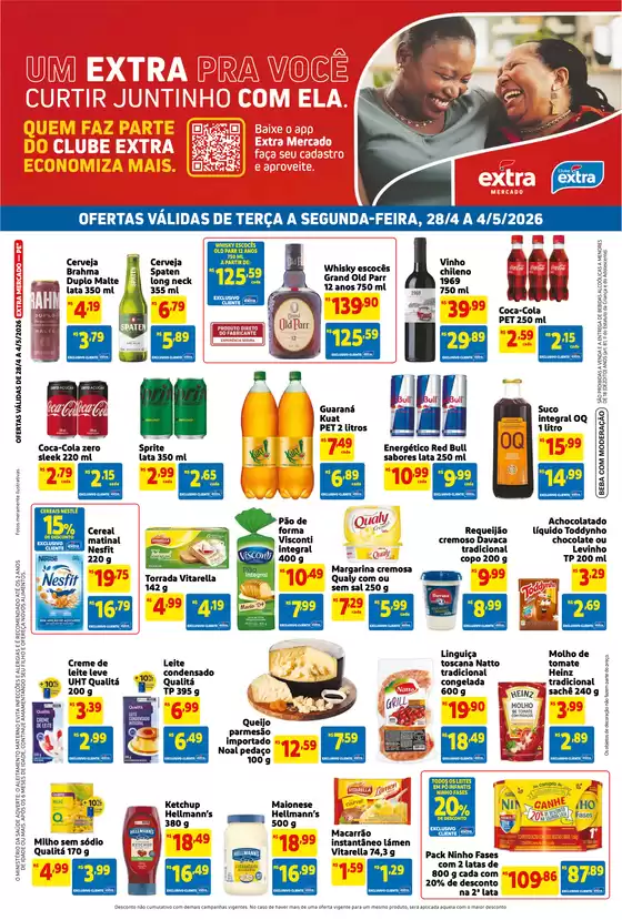 Catálogo Mercado Extra | Ofertas exclusivas e pechinchas | 2026-04-28T00:00:00.000Z - 2026-05-04T00:00:00.000Z