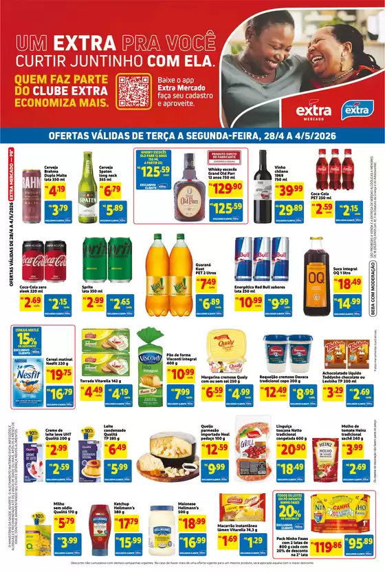 Catálogo Extra | Ótima oferta para caçadores de pechinchas | 2026-04-28T00:00:00.000Z - 2026-05-04T00:00:00.000Z