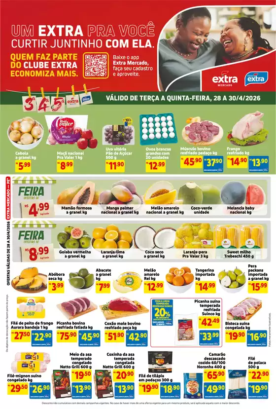 Catálogo Extra em Cássia | Ampla seleção de ofertas | 2026-04-28T00:00:00.000Z - 2026-04-30T00:00:00.000Z