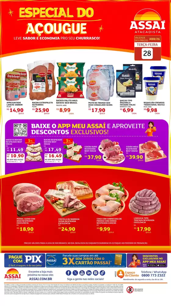 Catálogo Assaí Atacadista | Encarte Assaí Atacadista 46552-40 | 2026-04-28T00:00:00.000Z - 2026-04-28T00:00:00.000Z