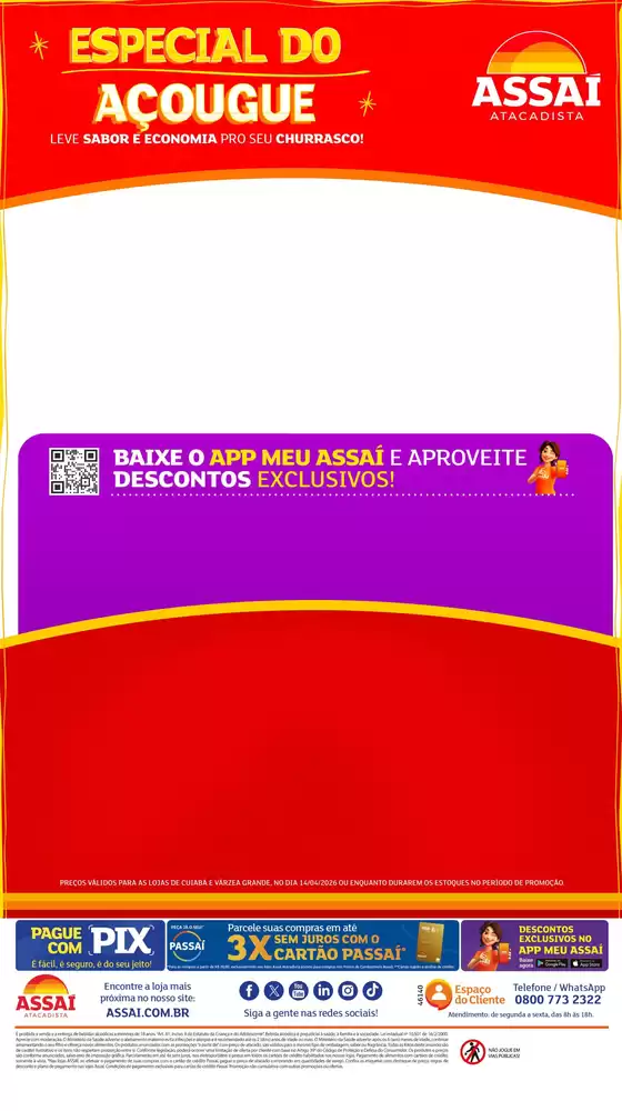 Catálogo Assaí Atacadista | Encarte Assaí Atacadista 46552-462 | 2026-04-28T00:00:00.000Z - 2026-04-28T00:00:00.000Z