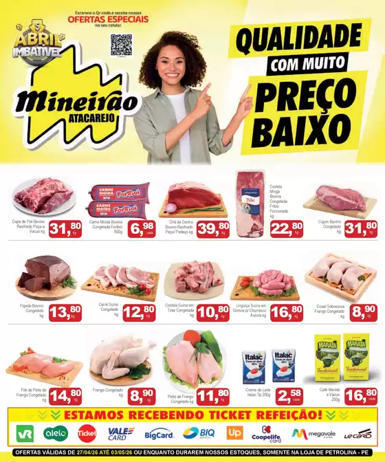 Catálogo Mineirão Atacarejo | MINEIRAO ATACAREJO PETROLINA 27.04 A 03.05 | 2026-04-27T00:00:00.000Z - 2026-05-03T00:00:00.000Z