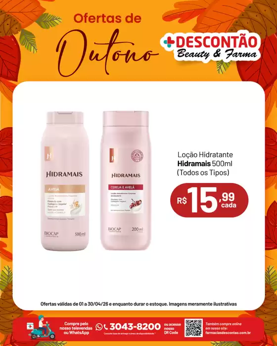 Catálogo Farmácias Descontão | Ofertas especiais atraentes para todos | 2026-04-01T00:00:00.000Z - 2026-04-30T00:00:00.000Z