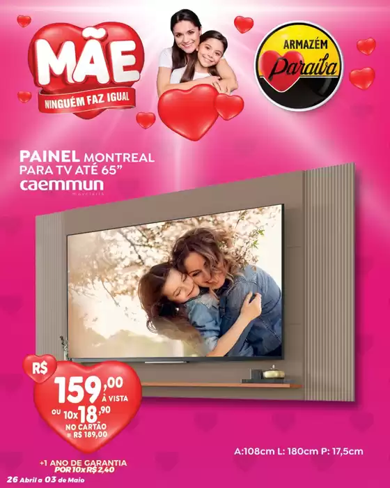 Catálogo Armazém Paraíba | Encarte Armazém Paraíba | 2026-04-26T00:00:00.000Z - 2026-05-03T00:00:00.000Z